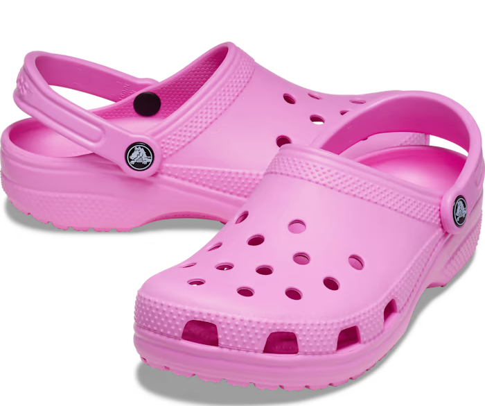 Pink crocs top size 7