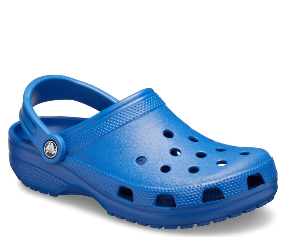 Crocs white blue hot sale jean