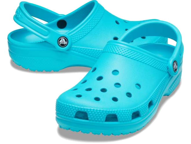 Teal colored crocs deals