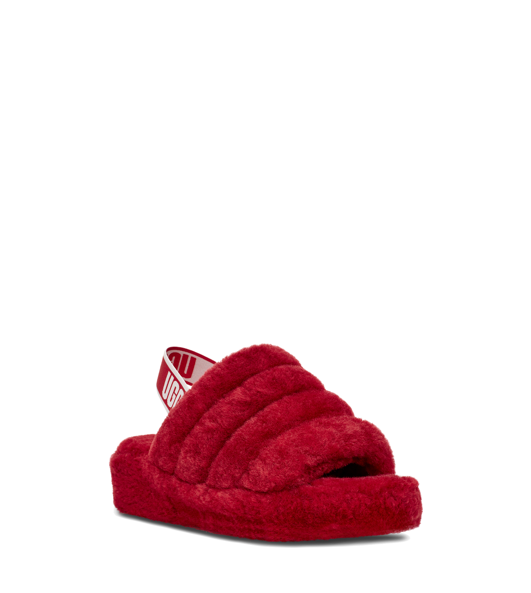 Red ugg slides size clearance 9