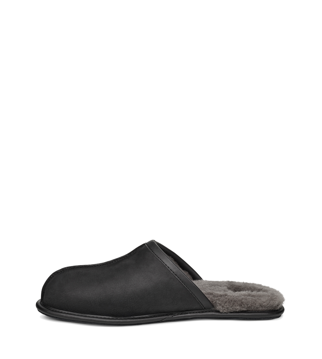 Mens ugg scuff leather top slippers