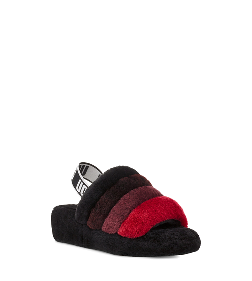 Uggs slides black deals