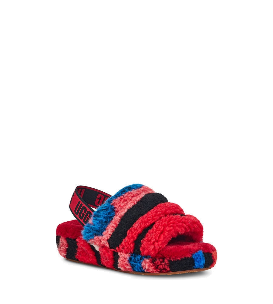 Ugg red hot sale fluff yeah slide