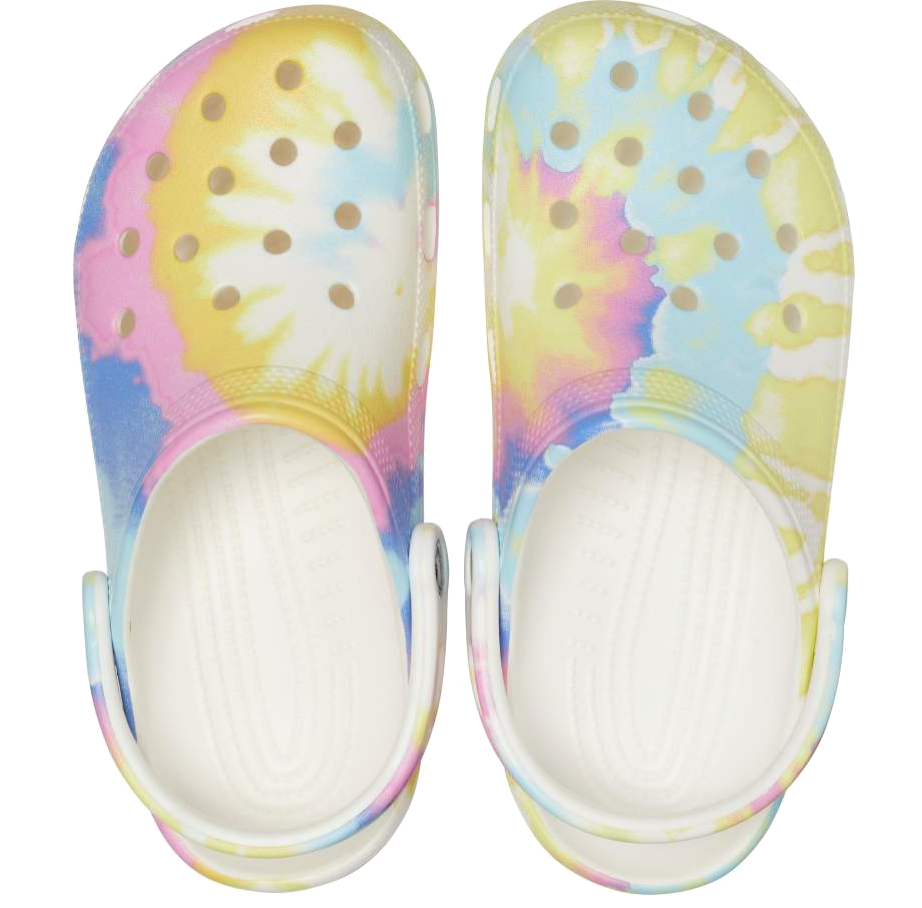 Pastel tie discount dye crocs adults