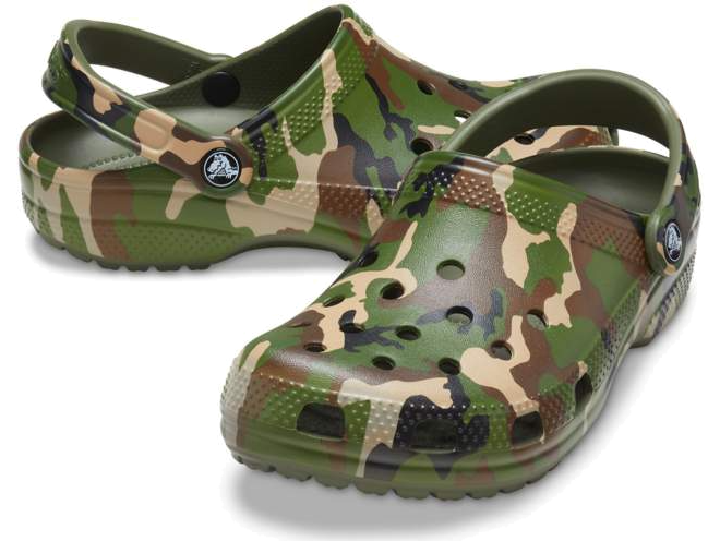 Classic Clog Camo Army Green Unisex FINAL SALE