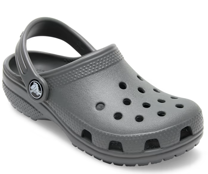 Kids grey crocs deals
