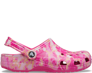 Classic Clog Tie Dye Bleached Candy Pink (Unisex) - FINAL SALE