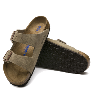 Arizona Soft Footbed Taupe Suede (Men)