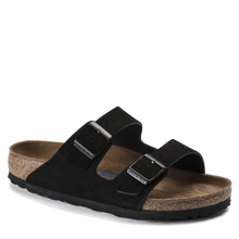 Load image into Gallery viewer, Arizona Soft Footbed Black Suede (Women)

