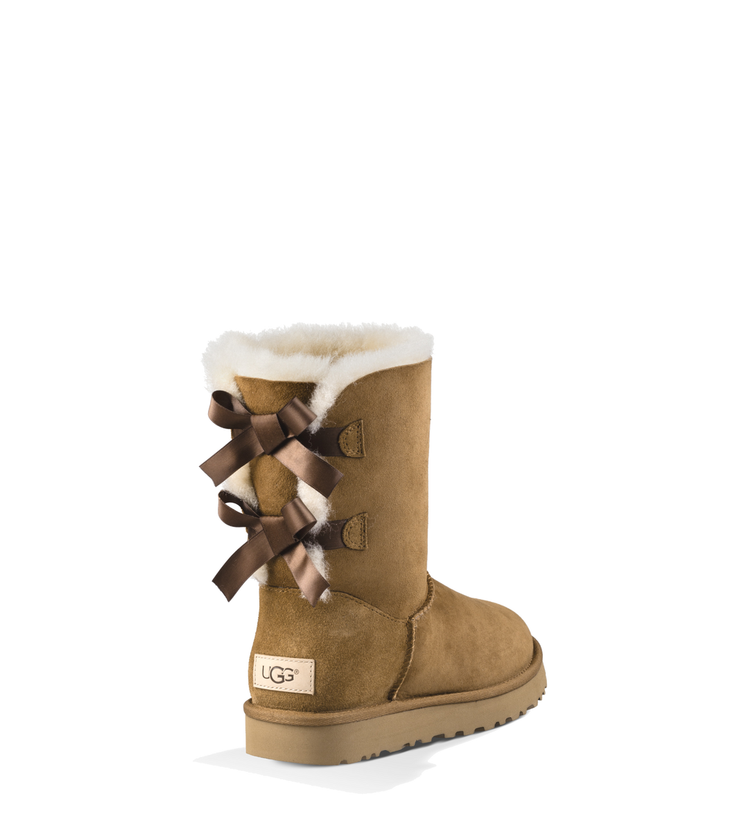 Ugg bailey bow ii calf boots chestnut suede deals