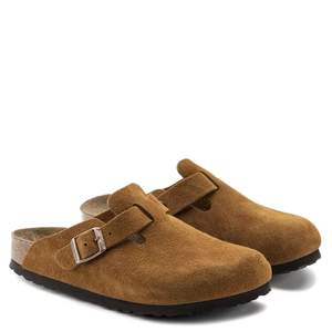 Boston Soft Footbed Mink Suede (Women)