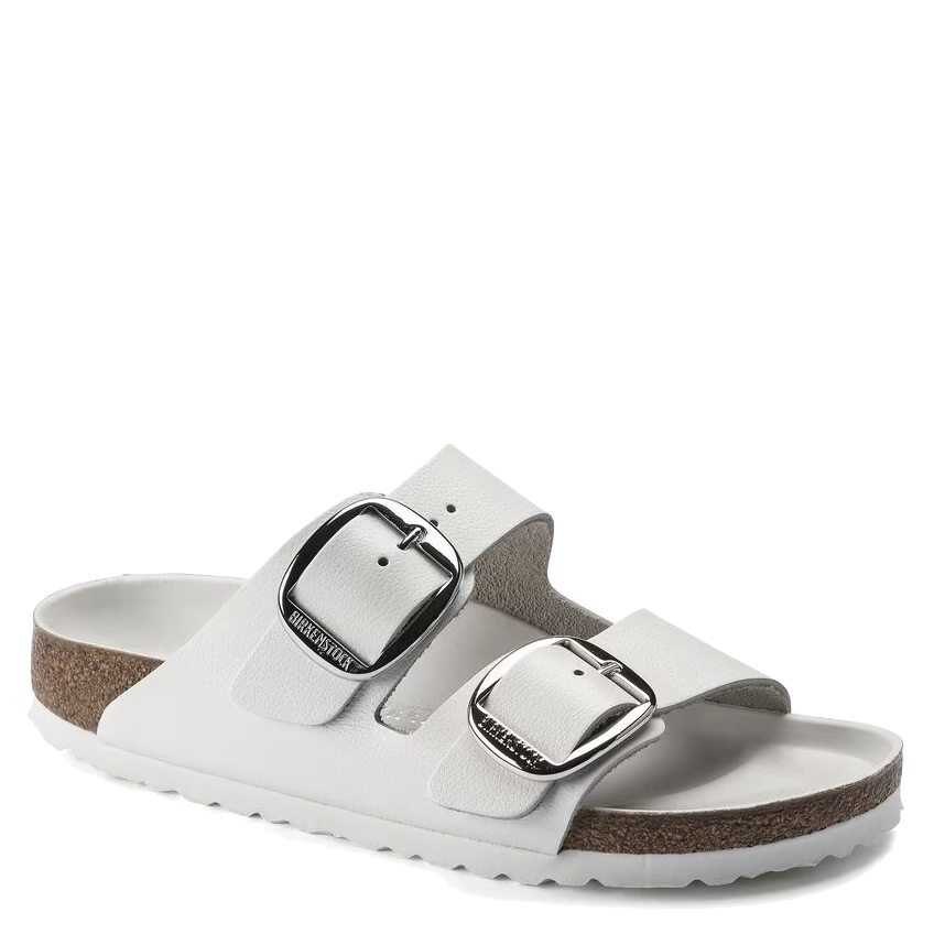 Arizona Big Buckle White Leather (Women)