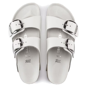 Arizona Big Buckle White Leather (Women)