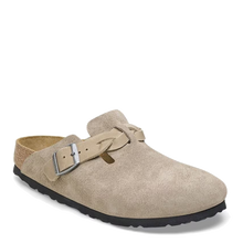 Load image into Gallery viewer, Boston Braided Taupe Suede Leather (Women)
