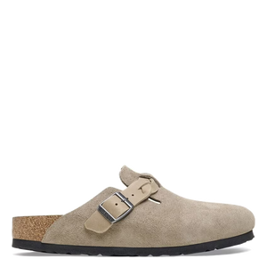 Boston Braided Taupe Suede Leather (Women)