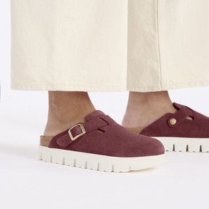 Boston Chunky Suede Berry Crush