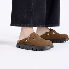 Load image into Gallery viewer, Boston Chunky Suede Dark Tea
