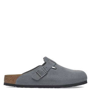 Boston Soft Footbed Suede Basalt Gray (Women)