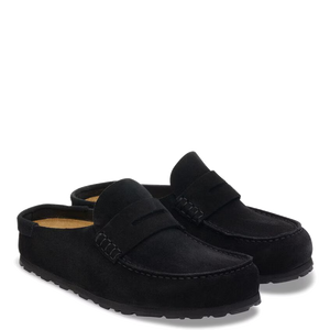 Naples Wrapped Black Suede (Women)