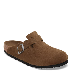 Boston Soft Footbed Dark Tea Tonal Suede (Men)