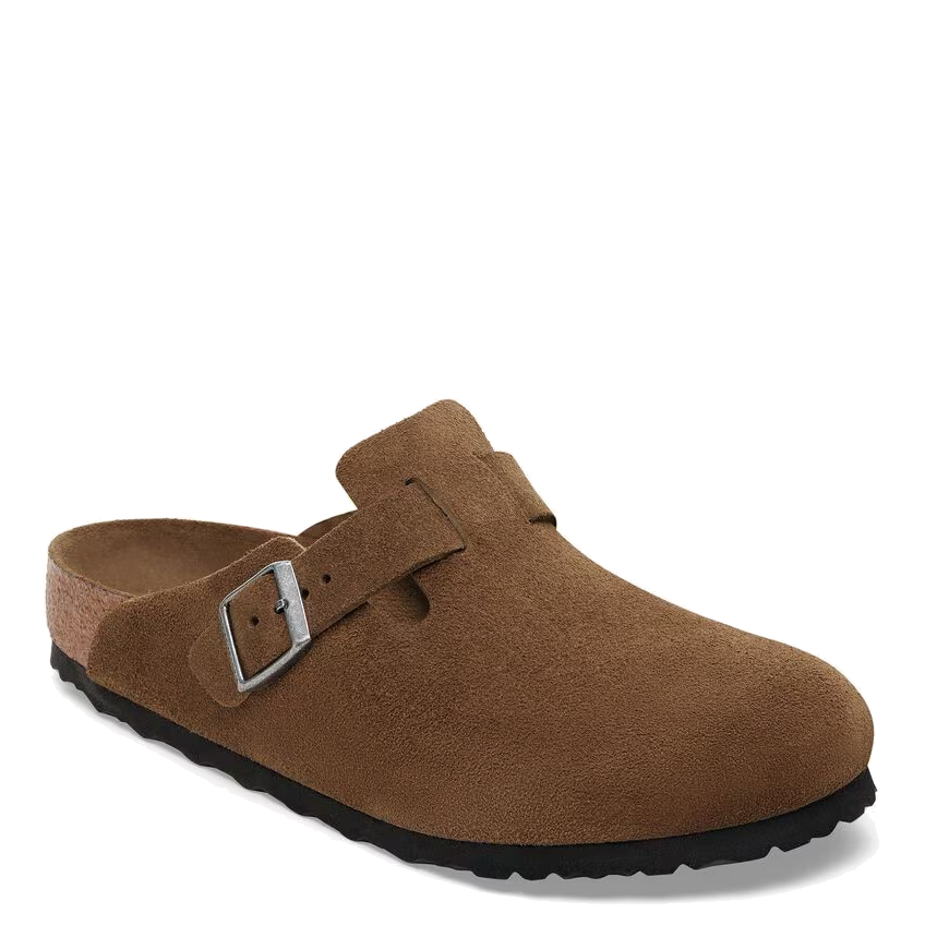 Boston Soft Footbed Dark Tea Tonal Suede (Men)
