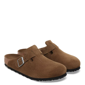 Boston Soft Footbed Dark Tea Tonal Suede (Men)