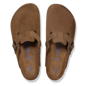 Boston Soft Footbed Dark Tea Tonal Suede (Men)