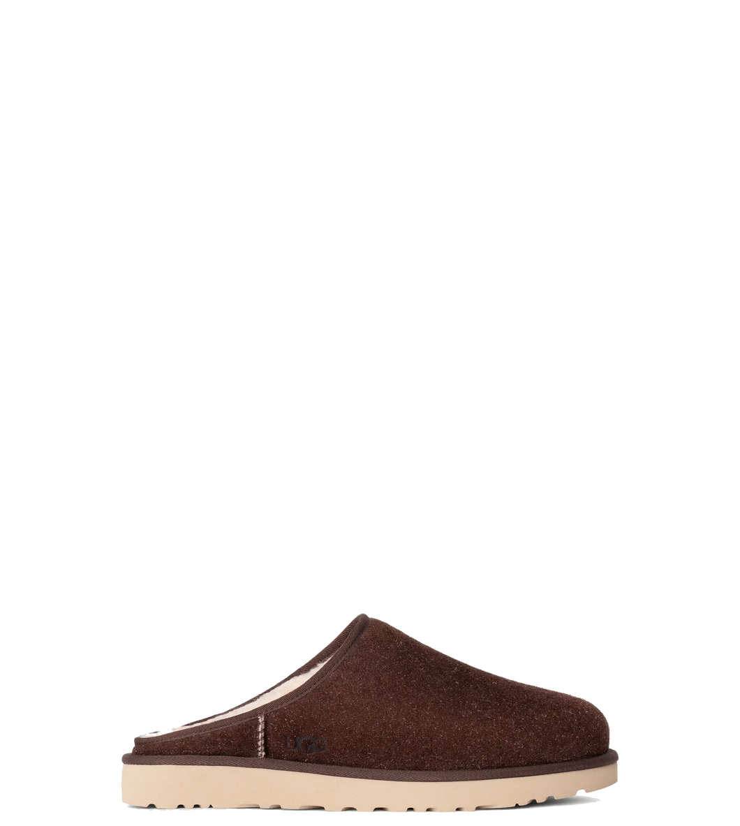 Classic Slip-On Shaggy Suede Burnt Cedar (Mens)