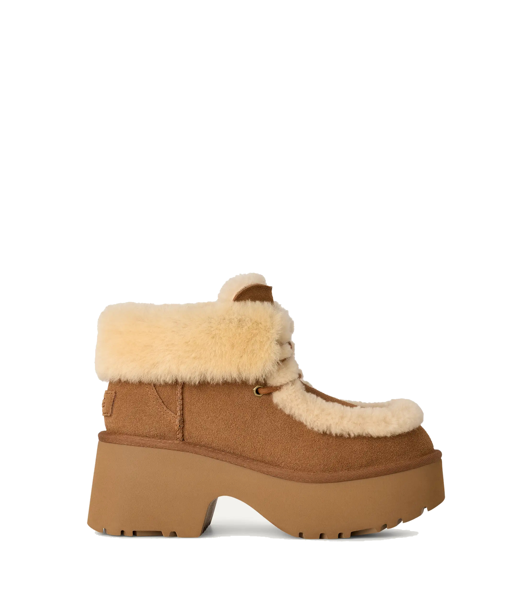 UGG Esmee Lace Up Chestnut (Women) – Village Shoes Fresno