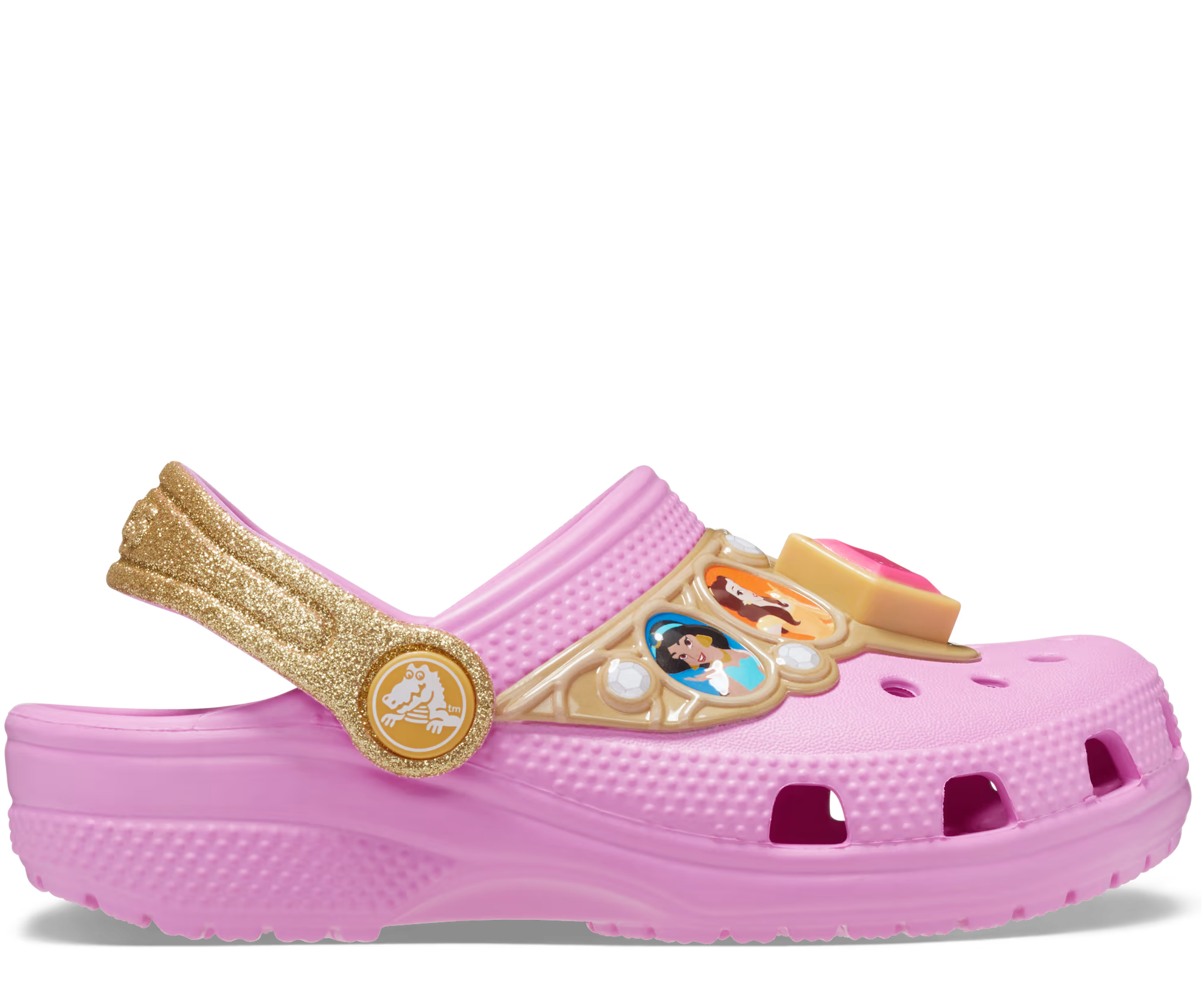 Toddler Classic Clog Disney Princess Lights Taffy Pink Village