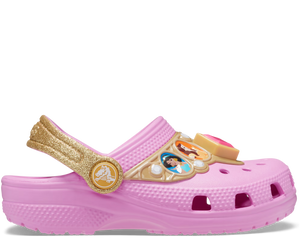 Toddler Classic Clog Disney Princess Lights Taffy Pink