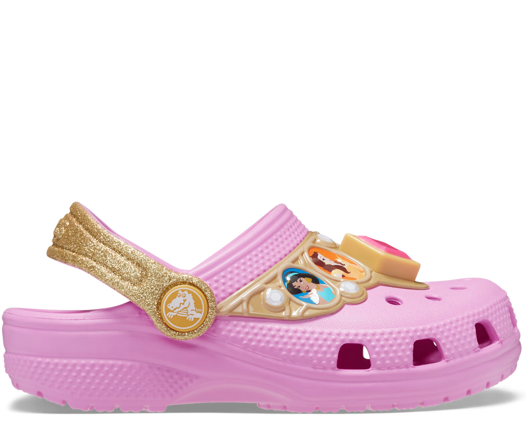 Toddler Classic Clog Disney Princess Lights Taffy Pink Village