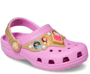 Toddler Classic Clog Disney Princess Lights Taffy Pink