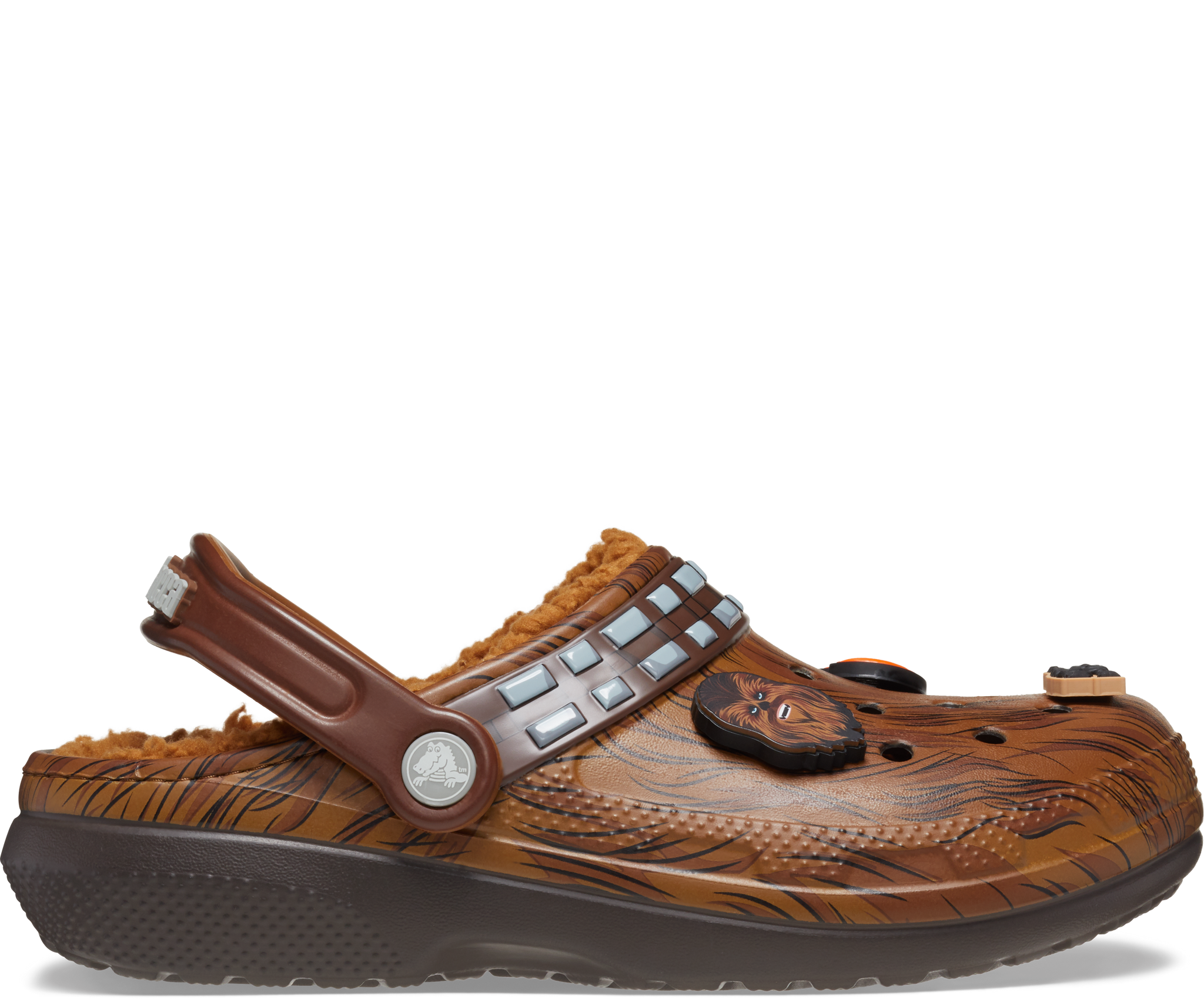 チコユコ Classic Fuzz Lined Chewbacca Clog Espresso (Unisex) - FINAL SALE