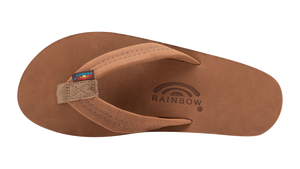 Single Layer Premier Leather Redwood (Men)