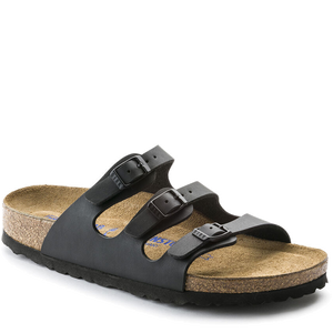 Florida Soft Footbed Black Birko-Flor (Women)