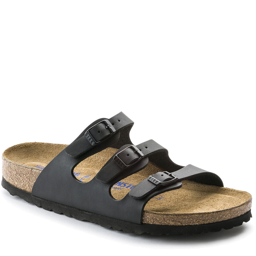 Florida Soft Footbed Black Birko-Flor (Women)