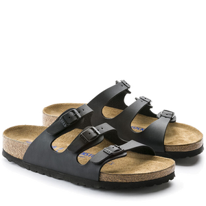 Florida Soft Footbed Black Birko-Flor (Women)