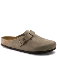 Load image into Gallery viewer, Boston Soft Footbed Suede Taupe (Men)
