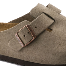 Load image into Gallery viewer, Boston Soft Footbed Suede Taupe (Men)
