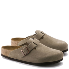 Load image into Gallery viewer, Boston Soft Footbed Suede Taupe (Men)
