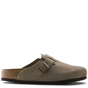 Boston Soft Footbed Suede Taupe (Men)