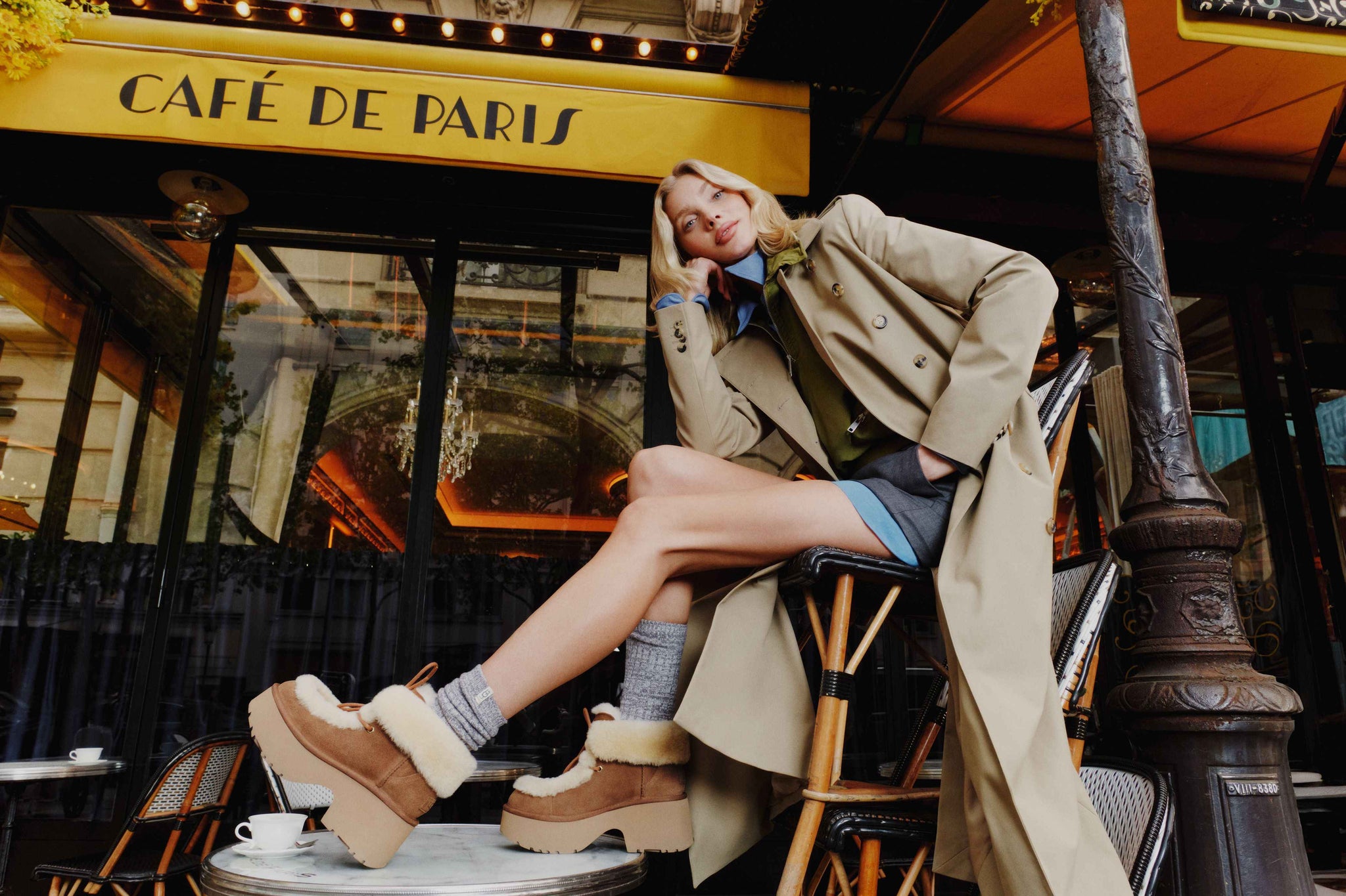 UGG Esmee Lace Up Chestnut (Women) – Village Shoes Fresno