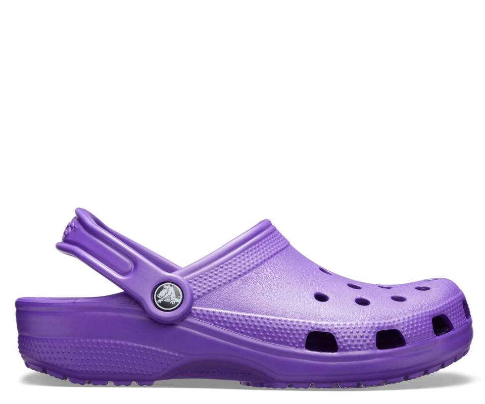 Neon 2024 purple crocs