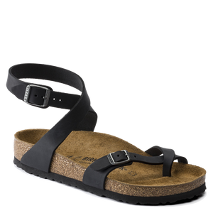 Yara Black Oiled Leather (Women)