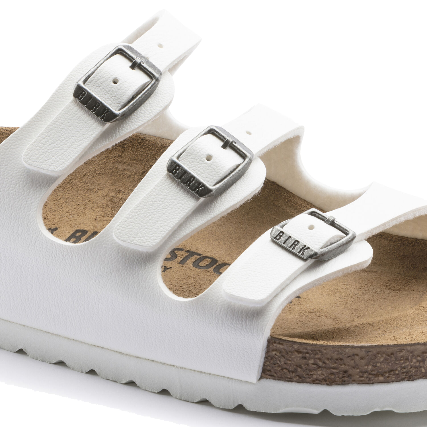 BIRKENSTOCK Florida BS ホワイト 39 Florida White Birko-Flor (Women) – Village Shoes Fresno