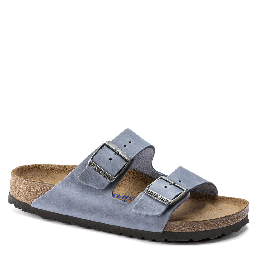 Arizona Soft Footbed Dusty Blue Oiled Leather (Women)