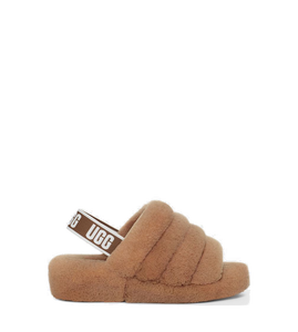 Fluff Yeah Slide Chestnut FINAL SALE Village Shoes Fresno