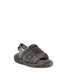 Ugg fluff on sale yeah slide grey