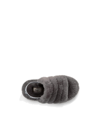 Load image into Gallery viewer, Kids Fluff Yeah Slide Charcoal
